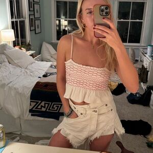 Urban Outfitters Smocked Crop top